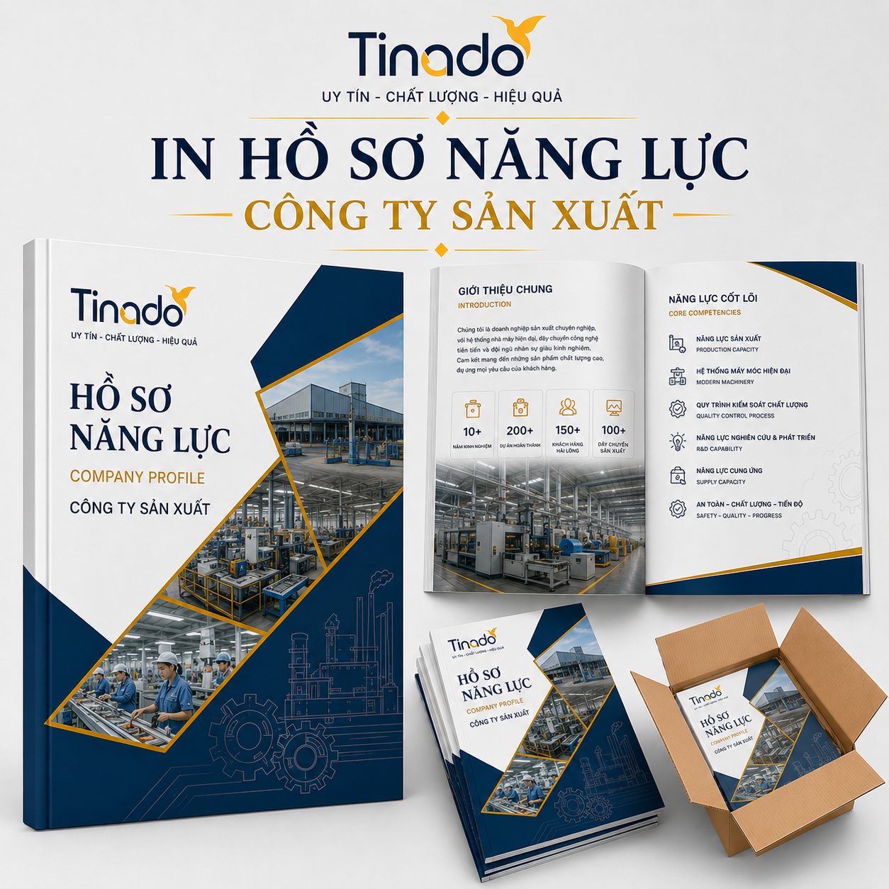 In Hồ Sơ Năng Lực Công Ty Sản Xuất
