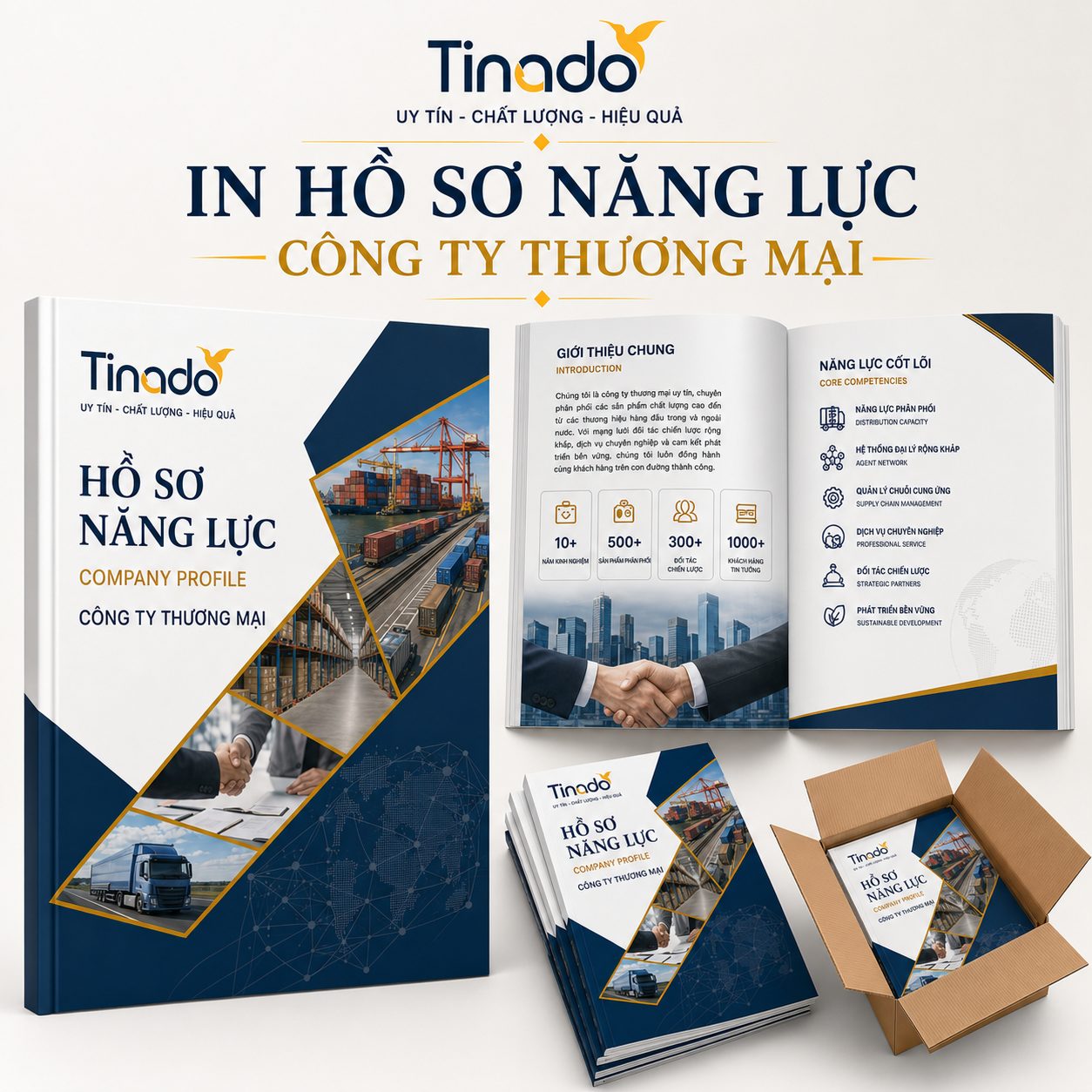 In Hồ Sơ Năng Lực Công Ty Thương Mại