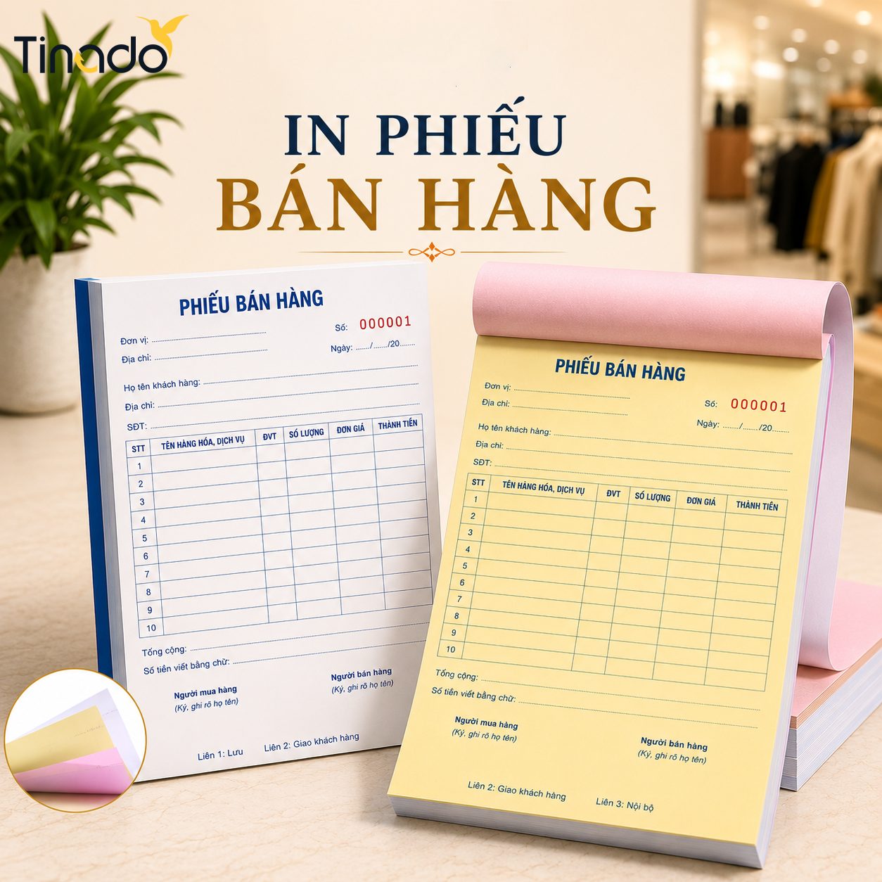 In Phiếu Bán Hàng