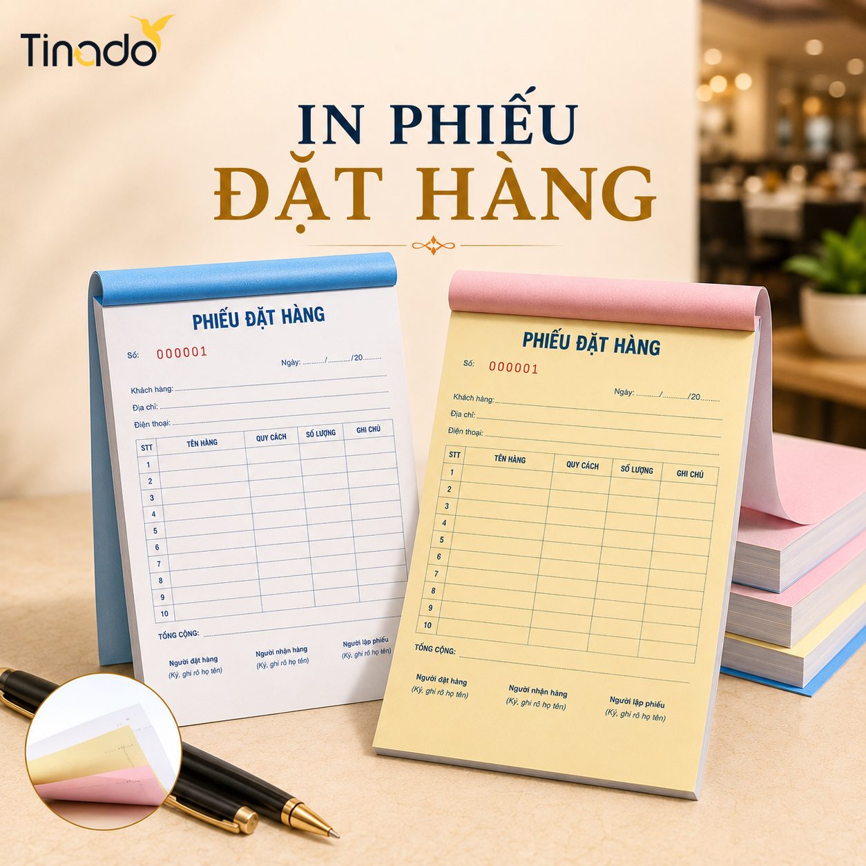 In Phiếu Đặt Hàng