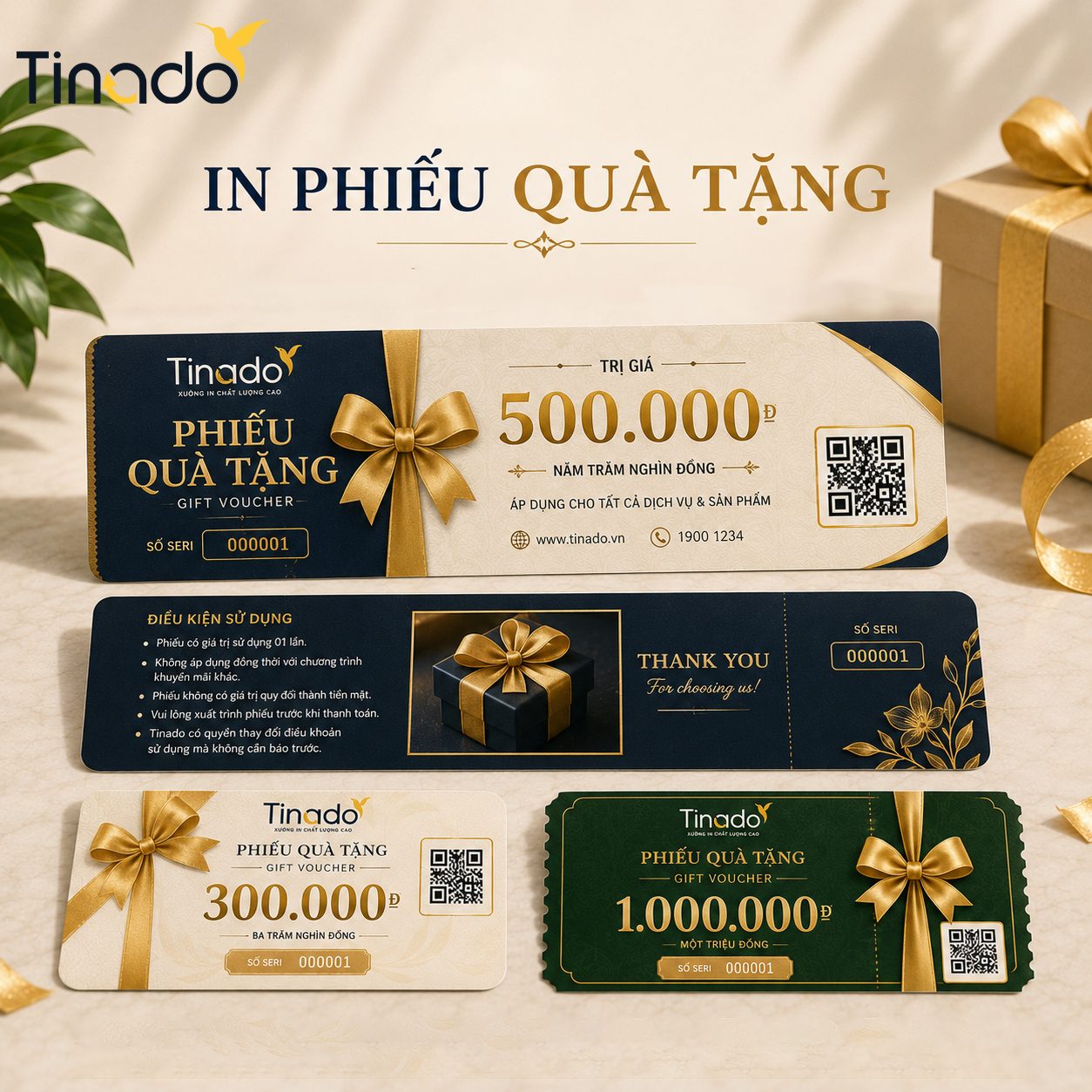 In Phiếu Quà Tặng