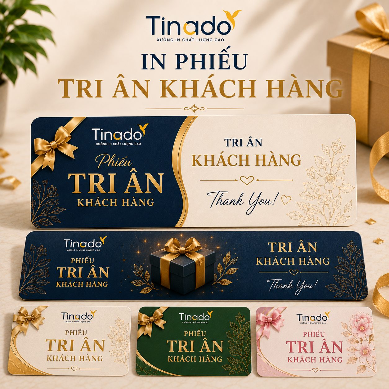 In Phiếu Tri Ân Khách Hàng