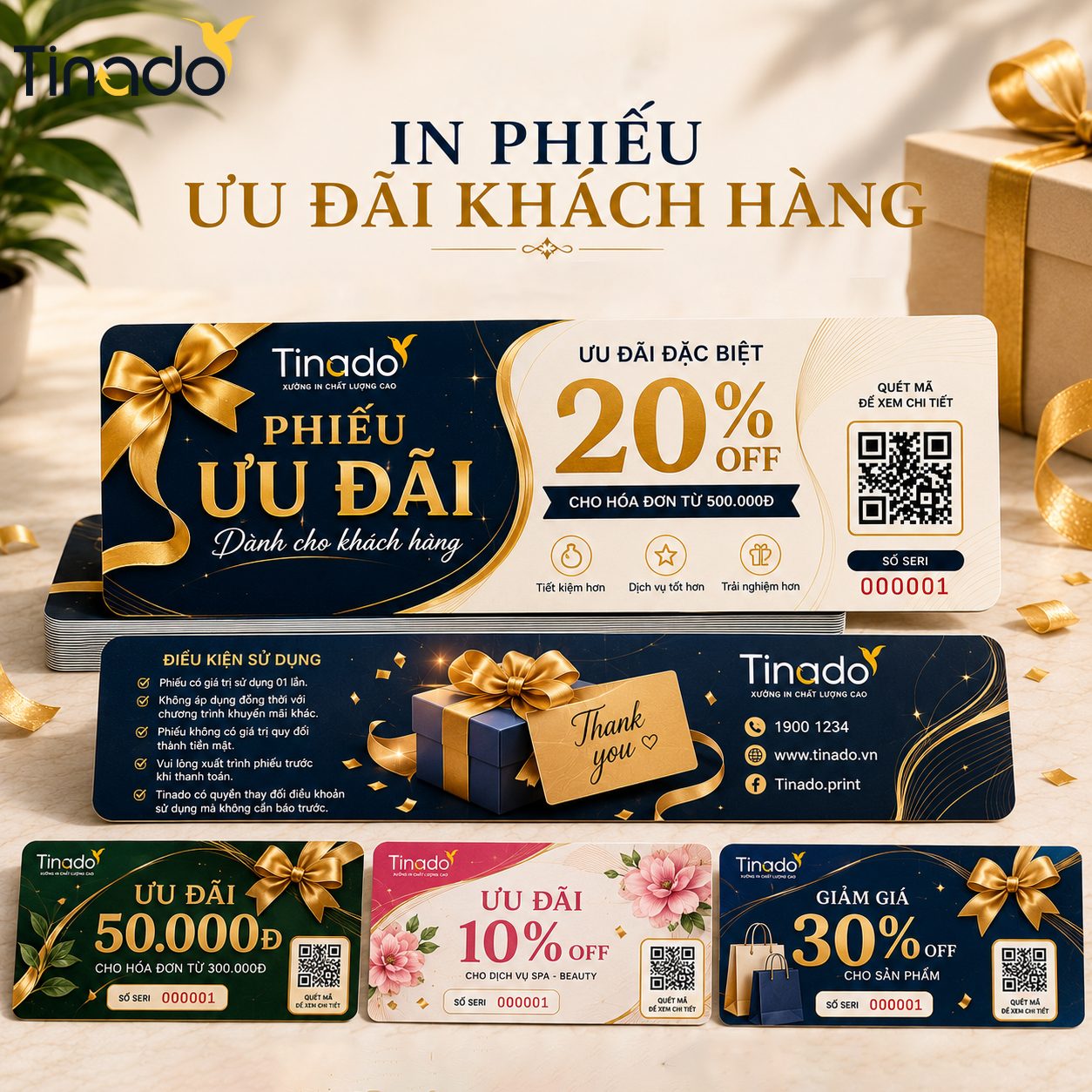 In Phiếu Ưu Đãi Khách Hàng