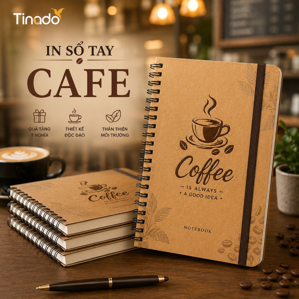 In Sổ Tay Cafe
