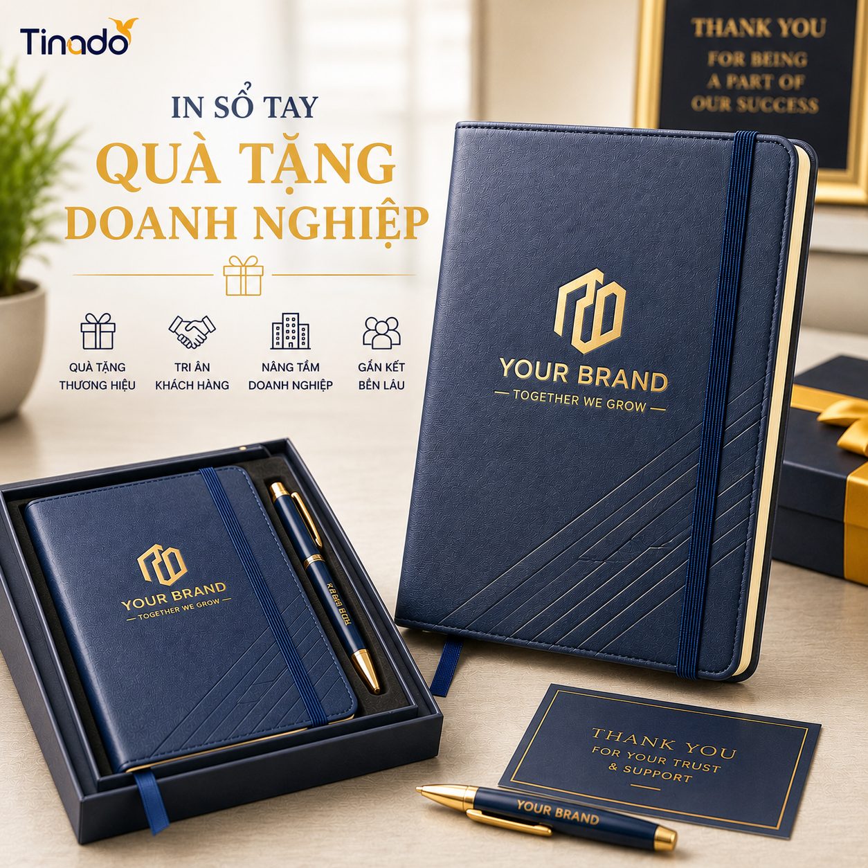 In Sổ Tay Quà Tặng Doanh Nghiệp