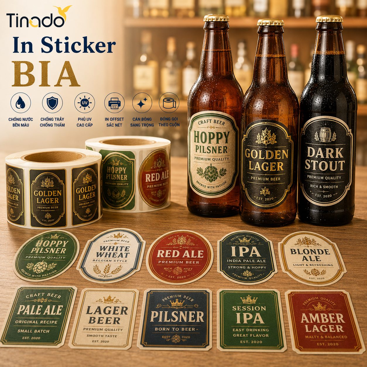 In Sticker Bia