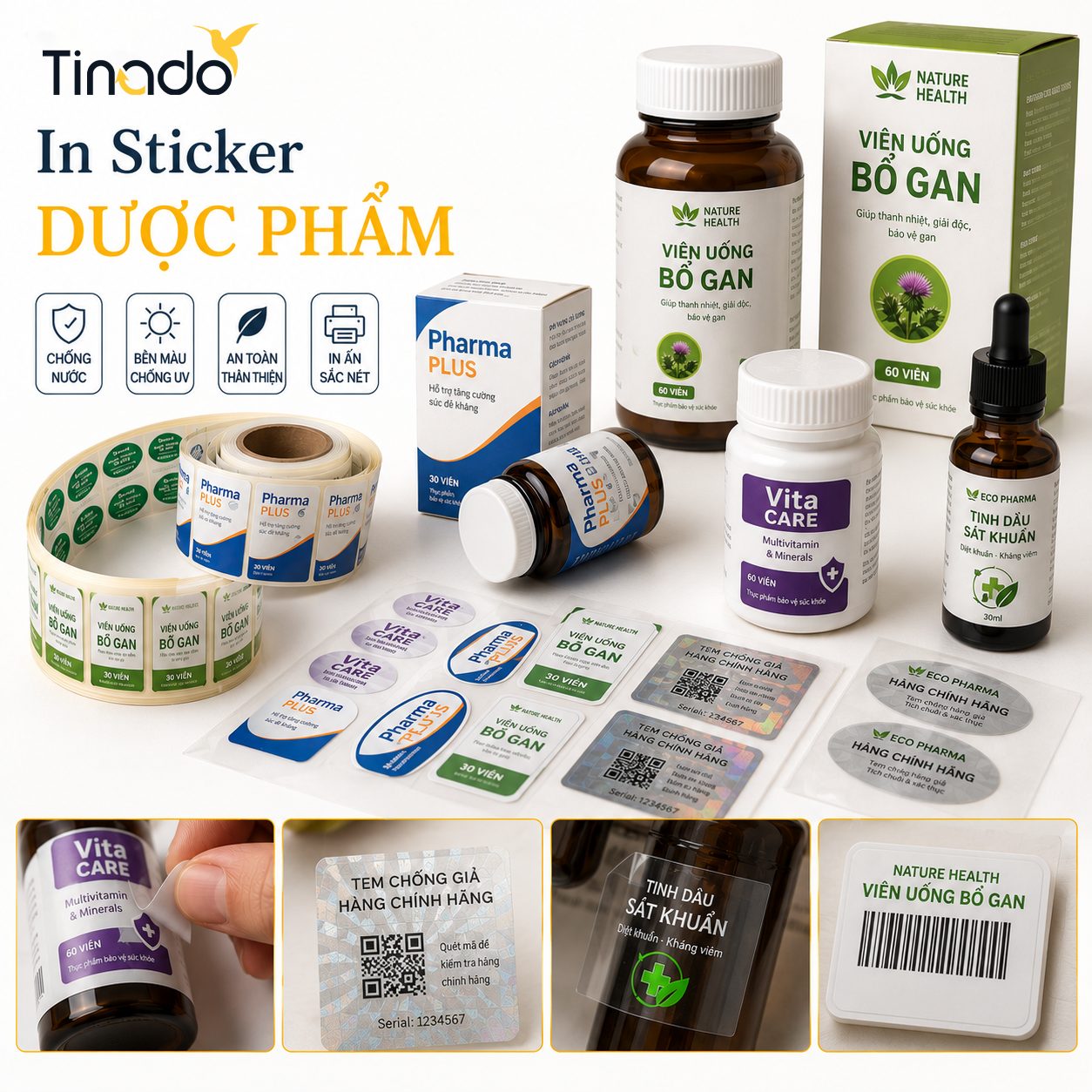 In Sticker Dược Phẩm