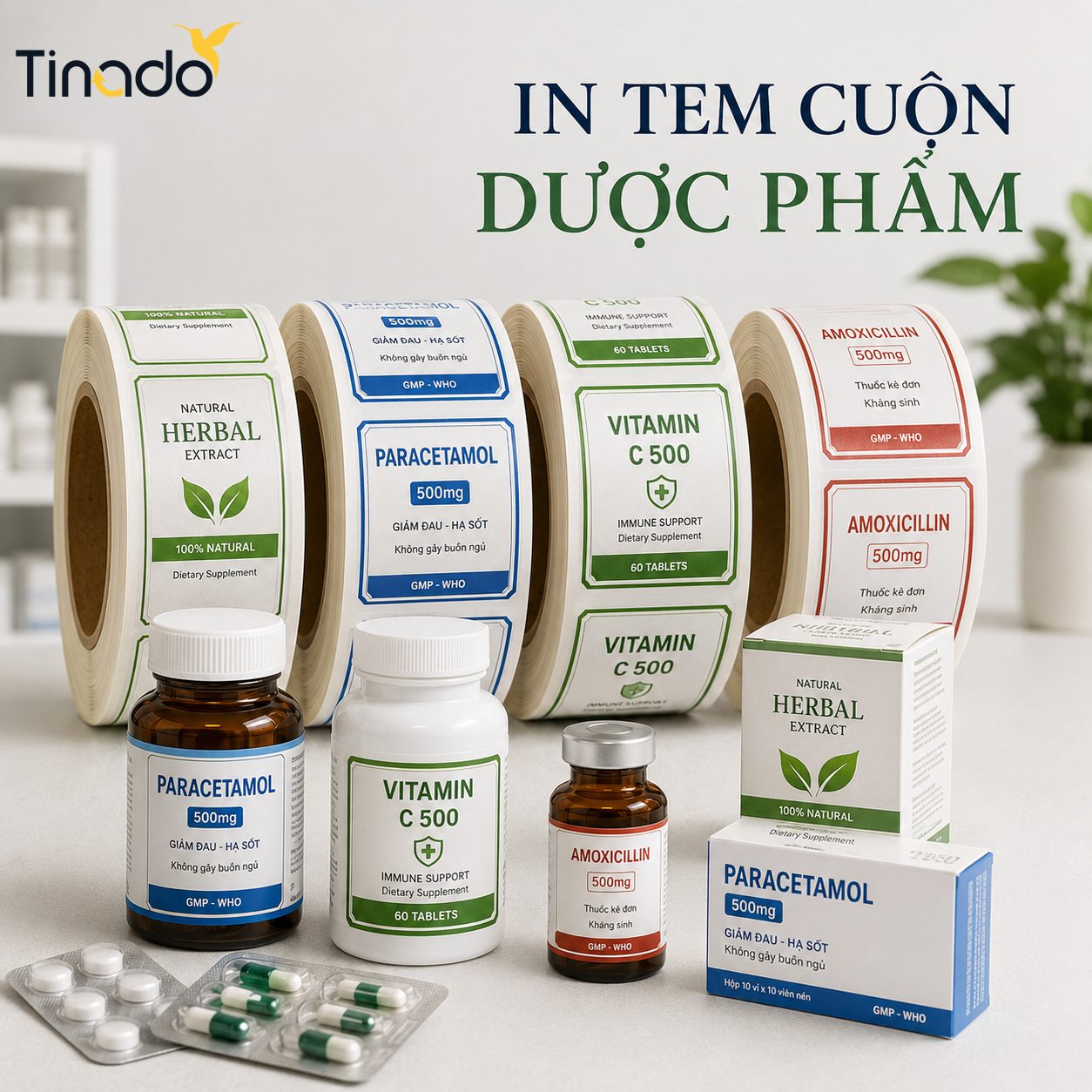 In Tem Cuộn Dược Phẩm