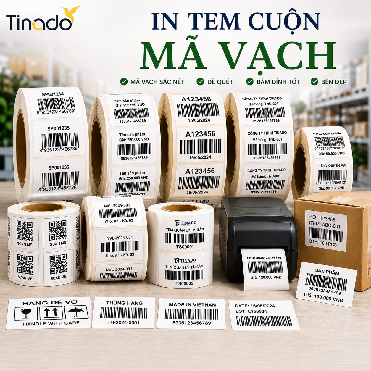 In Tem Cuộn Mã Vạch