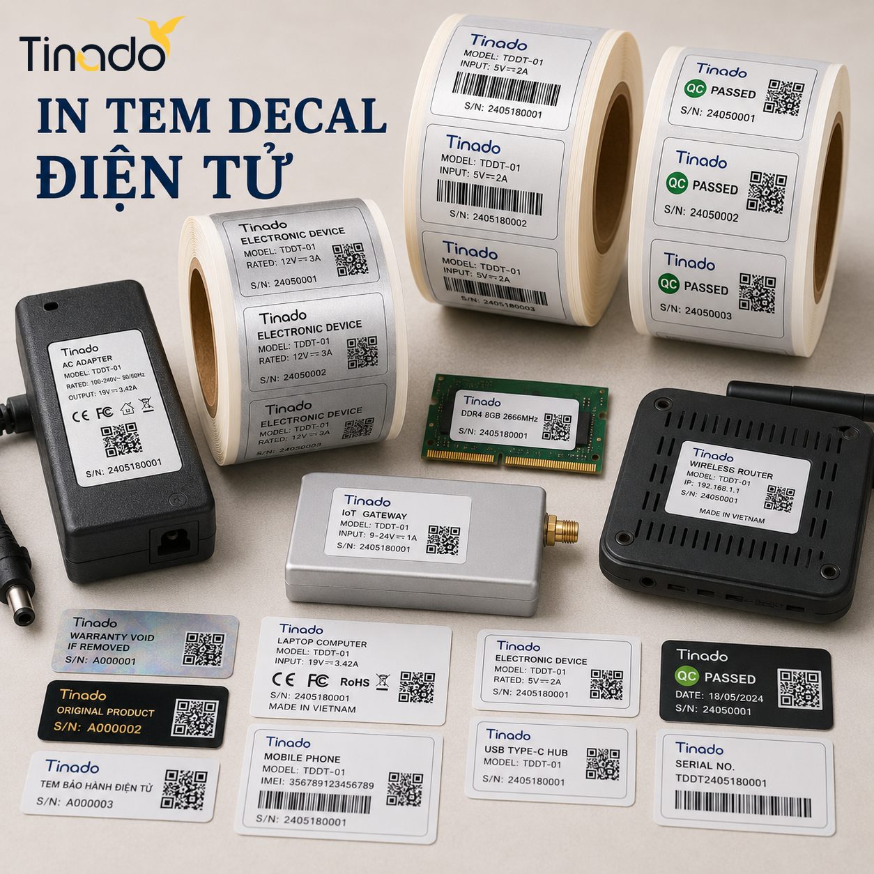 In Tem Decal Điện Tử