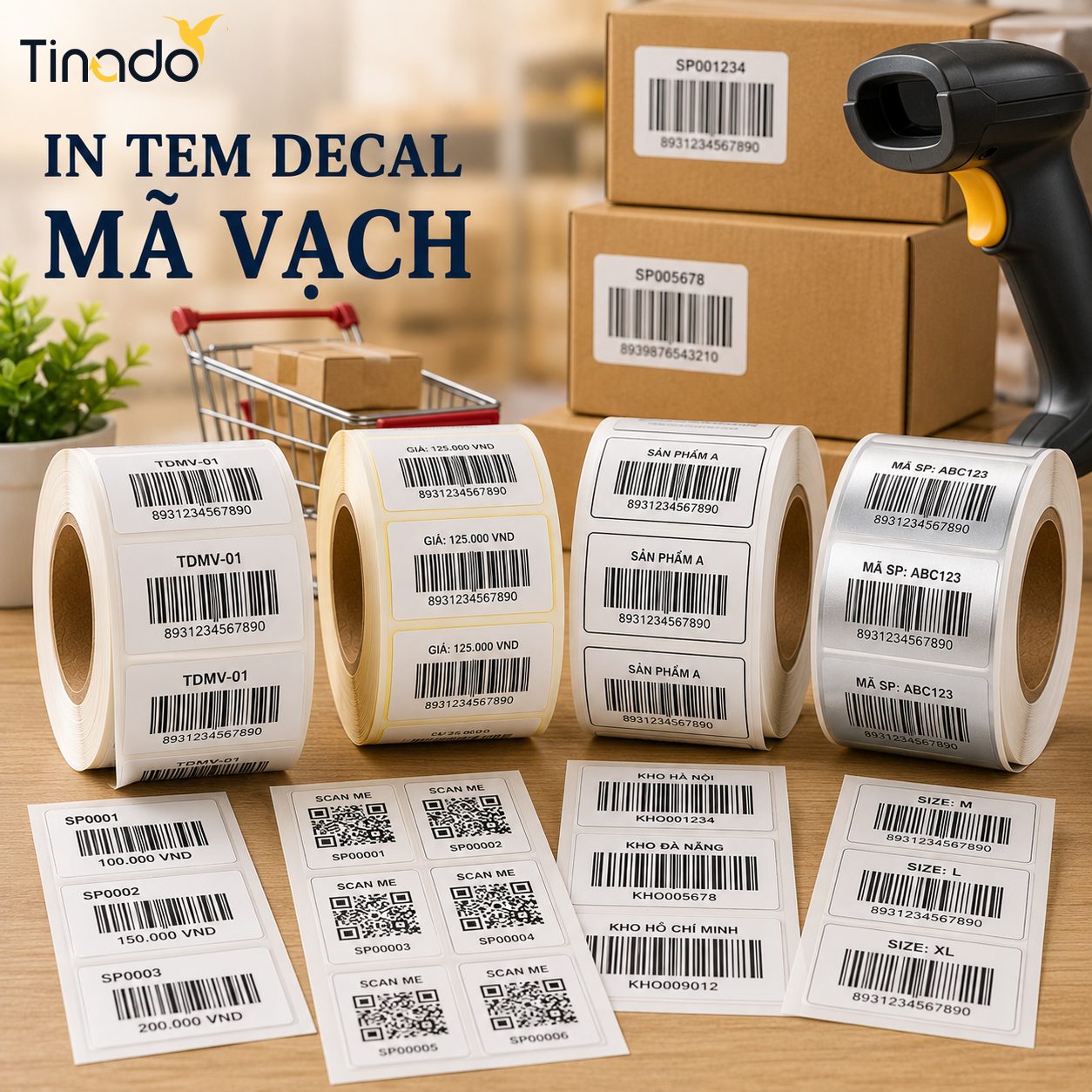 In Tem Decal Mã Vạch