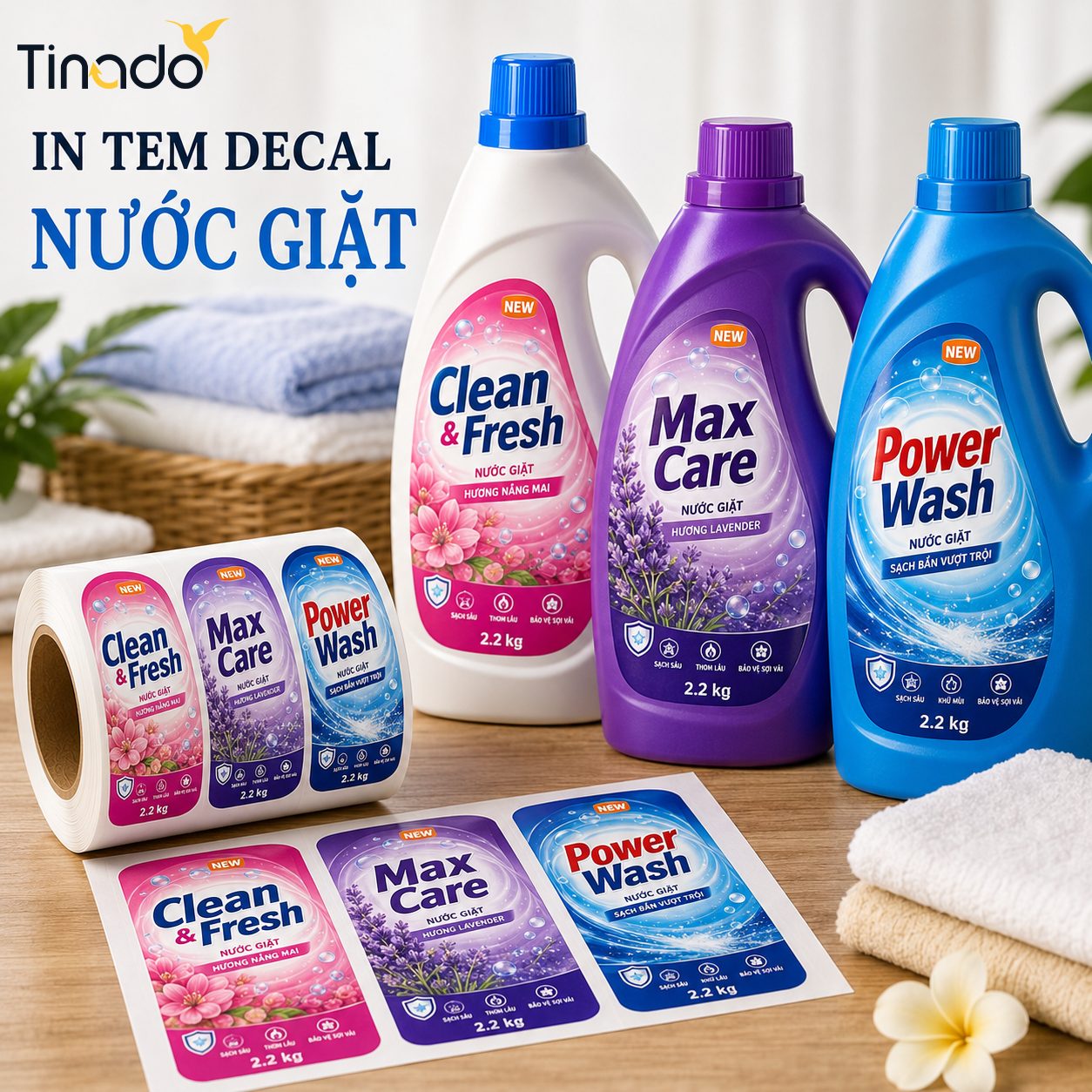 In Tem Decal Nước Giặt