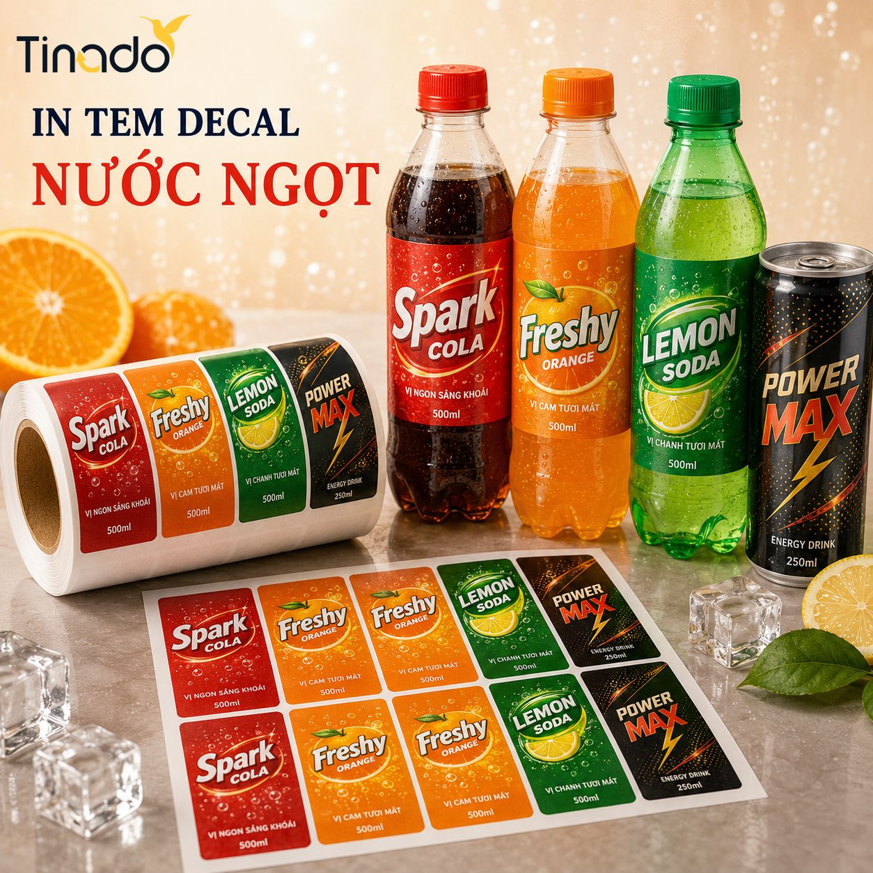 In Tem Decal Nước Ngọt