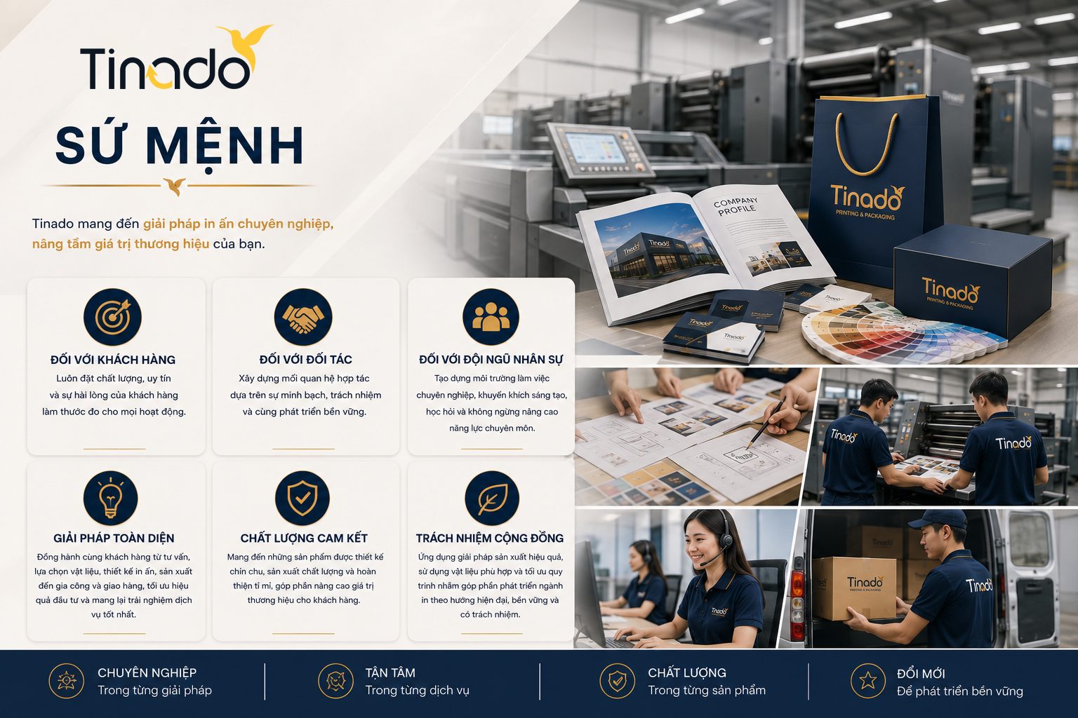 Sứ mệnh của Tinado