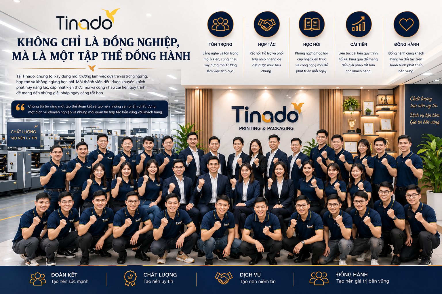 Tập thể công ty Tinado