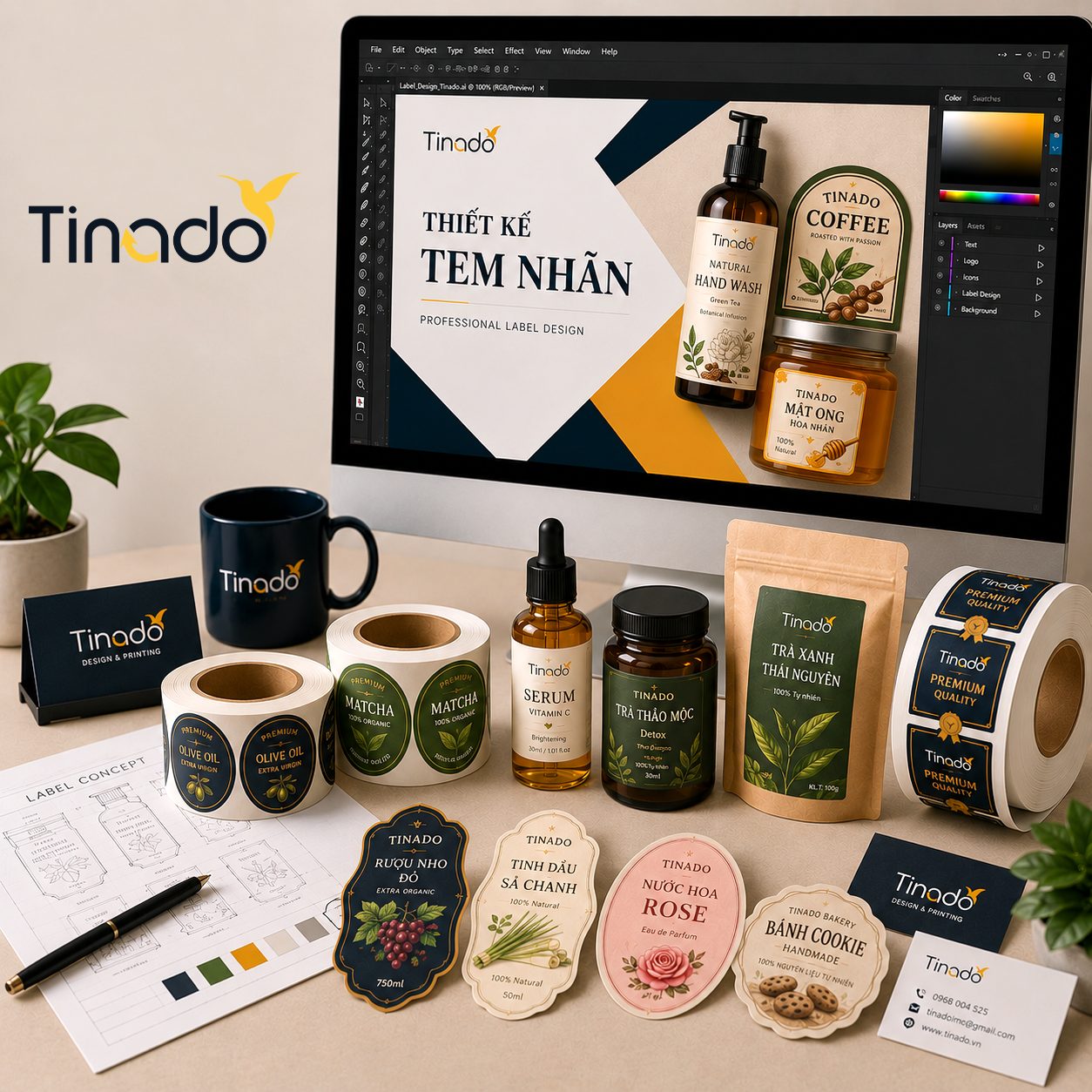 Thiết kế tem nhãn