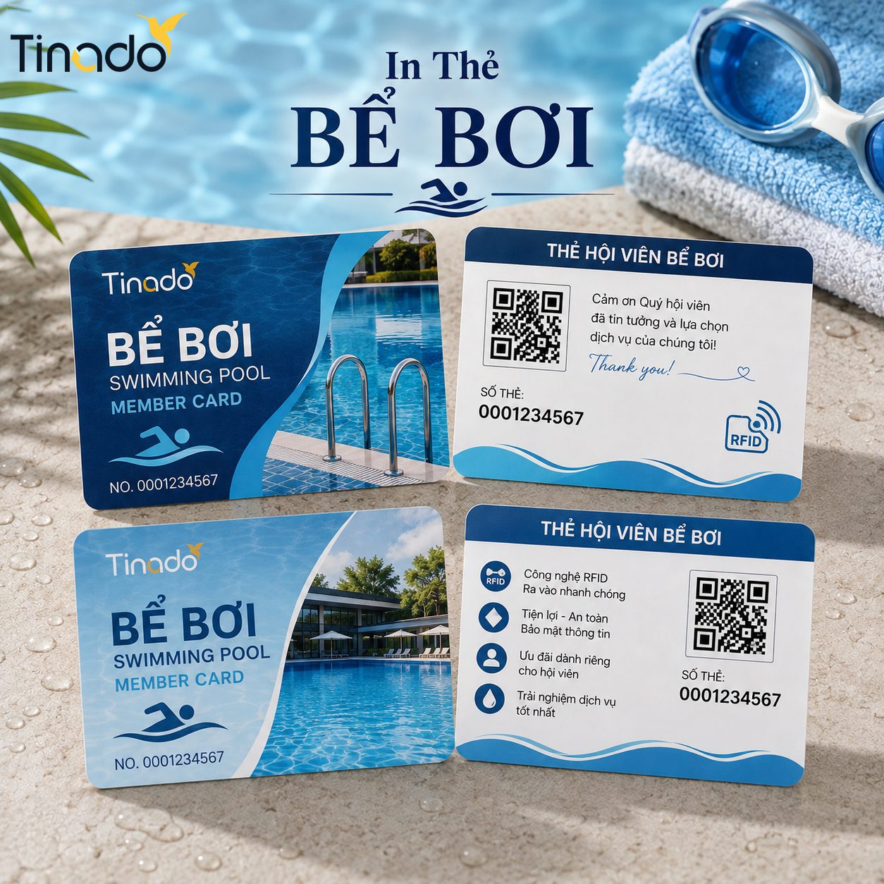 In Thẻ Bể Bơi
