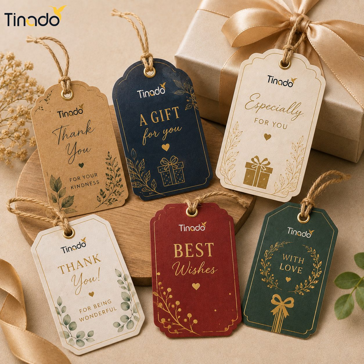 In Thẻ Giấy Treo Quà Tặng