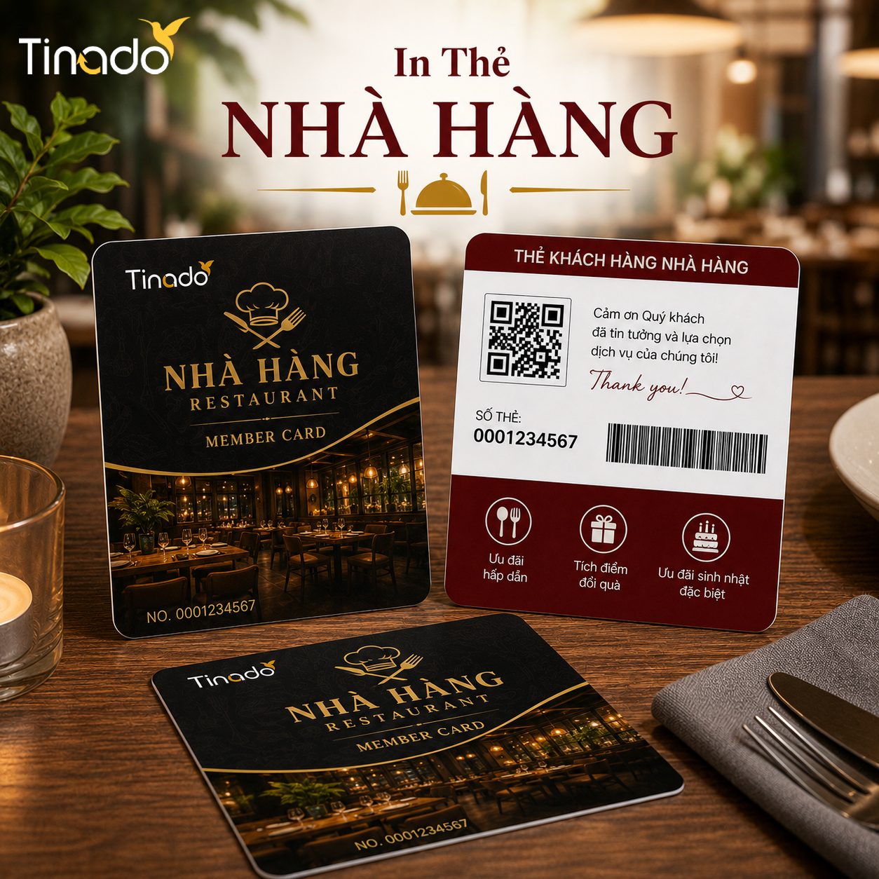 In Thẻ Nhà Hàng