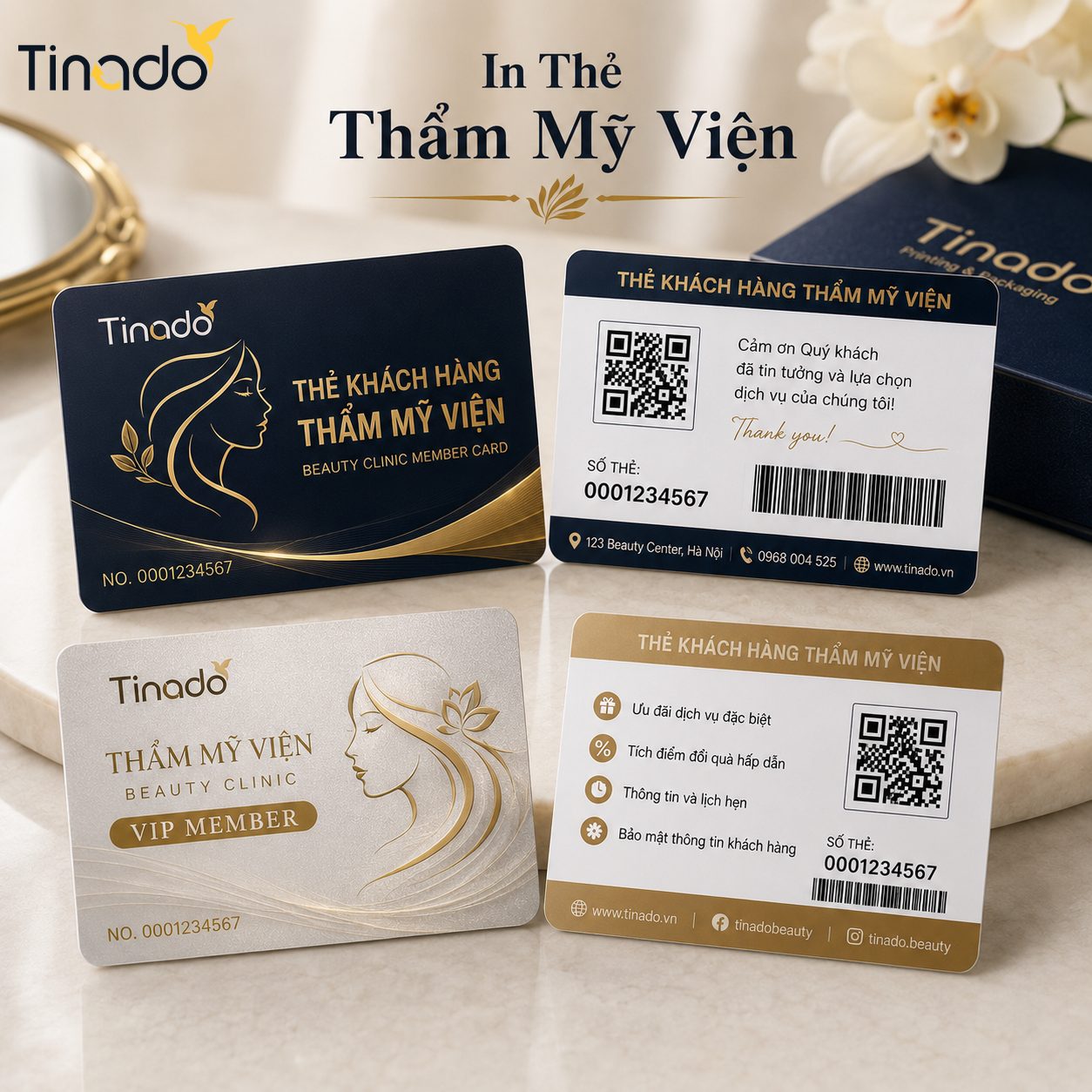 In Thẻ Thẩm Mỹ Viện