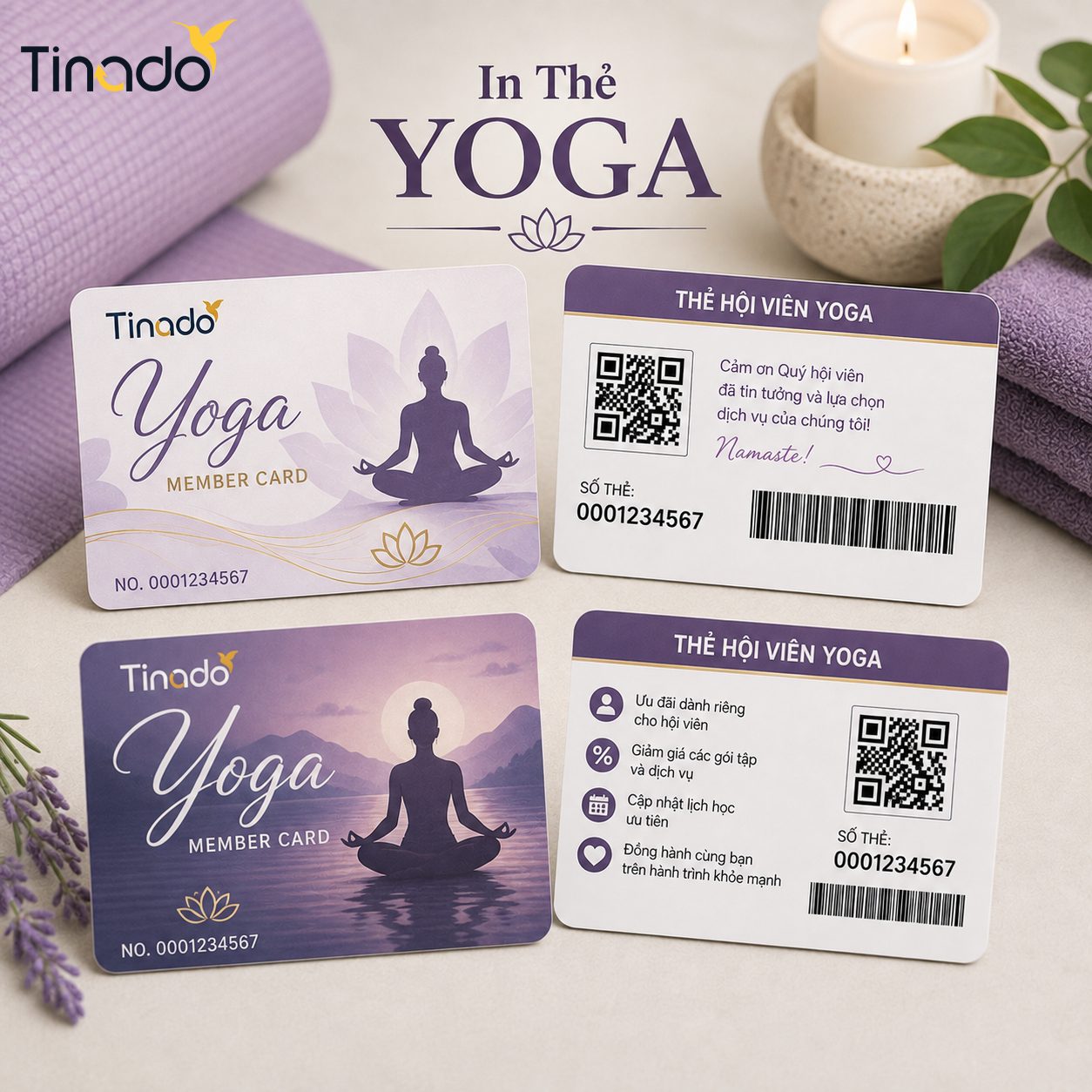 In Thẻ Yoga